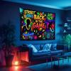 Hip Hop Street Style Tapestry, Neon Graffiti Wall Hanging, Dormitory Game Room Wall Decor for Room Decor