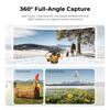 K&F CONCEPT 73" Aluminum Compact Camera Tripod Portable Travel Tripod for iPhone 22 lbs Capacity Arca Swiss Ball Head for Camera
