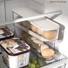 Egg Storage Box Large Capacity Slide Type Refrigerator Egg Holder Organizer Double Layer Egg Tray Drawer Box Kitchen Dedicate