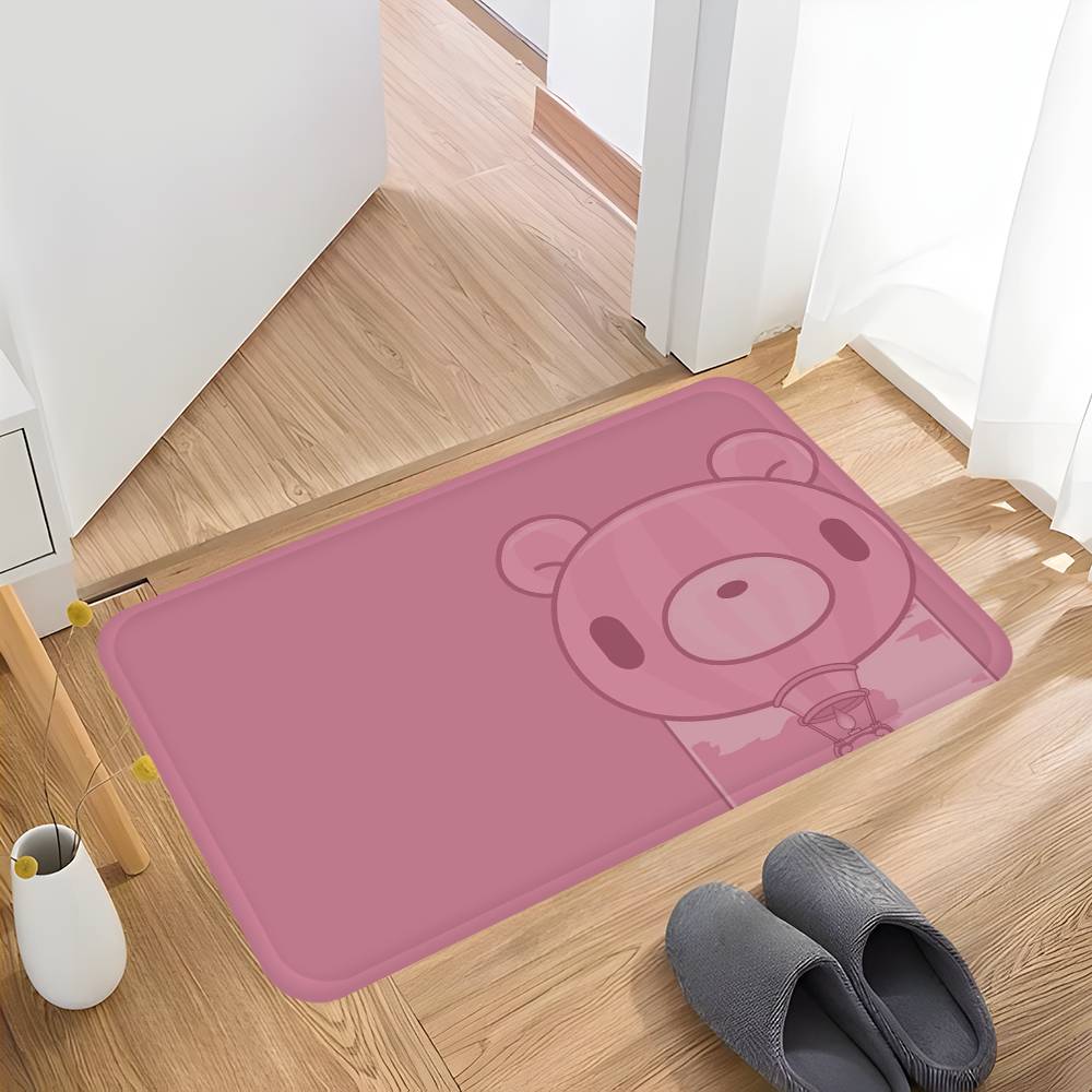 Cartoon G-gloomy Bear Anime Kitchen Mat Kids Room Bedroom Decoration Balcony Anti-Slip Doormat Living Room Alfombra