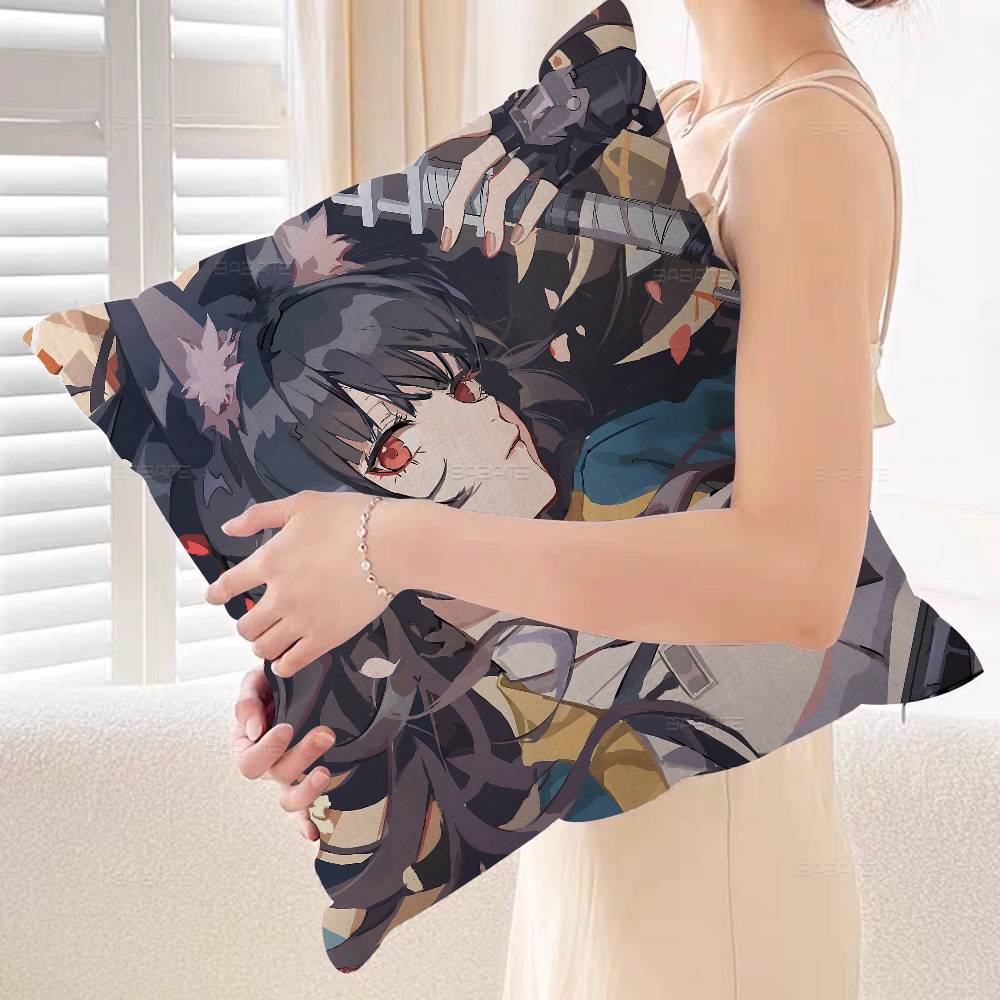 Zenless Zone Zero Hoshimi Miyabi Pillow Gift Home Office Decoration Pillow Bedroom Sofa Car Cushion CoverPillow Case