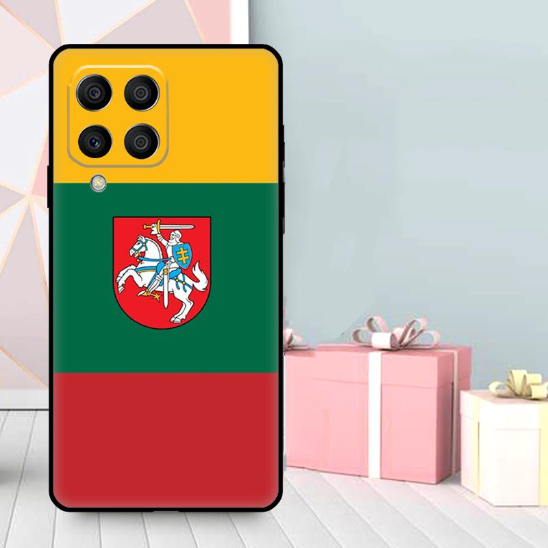 Fashion Lithuania Flag Case For Samsung Galaxy M16 M31 M21 M13 M33 M53 M15 M35 M55 M36 M56 M12 M32 M52 M14 M34 M54