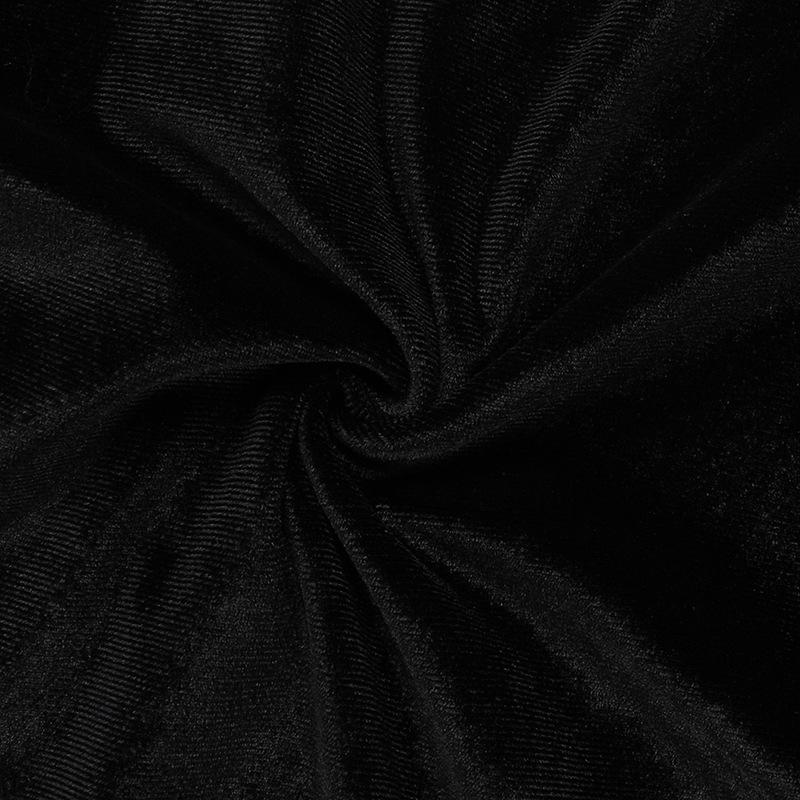 AltGoth Gothic Dark Halloween Velvet Dress Women Vintage Fairy Grunge Lace Patchwork Flare Sleeve High Waist Evening Party Dress