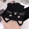 Creative Women Cute Cat Silk Stockings Sexy Thin Cartoon Kitten Tail Pantyhose Hosiery Tattoo Tights Fashion Printed Stockings