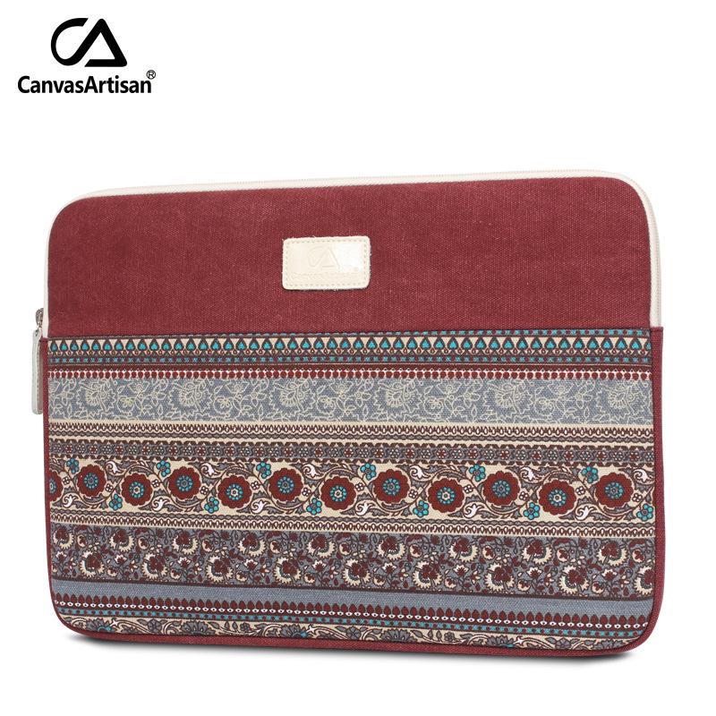Canvas Laptop Sleeve for MacBook and Tablets - Fits 13", 14", 15"
