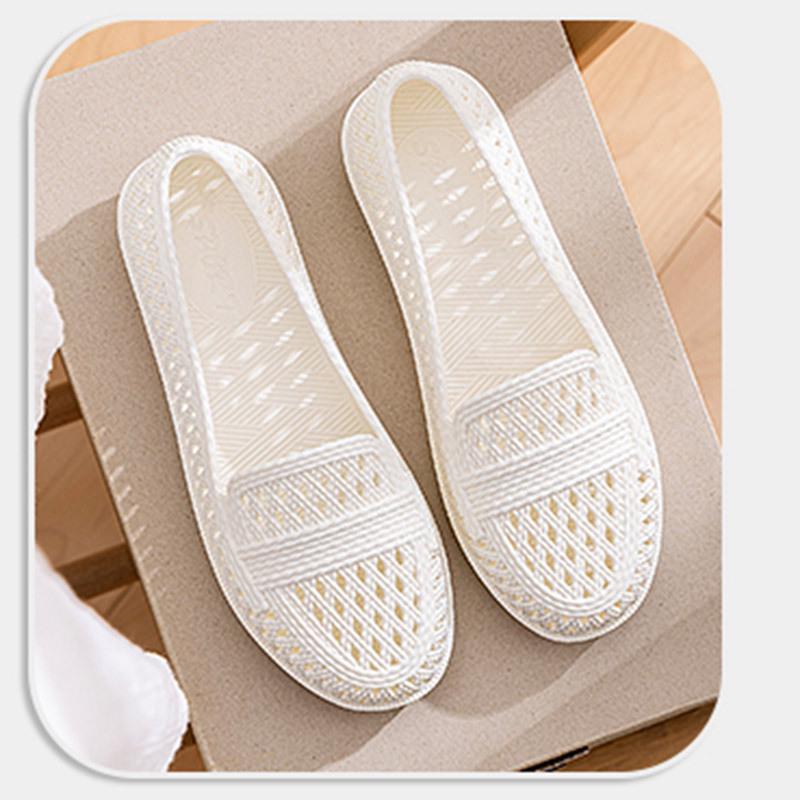 Dámské lehké protiskluzové prodyšné PVC sandály: Ideální pro letní svrchní oblečení