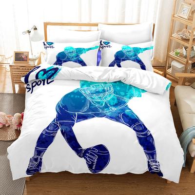 Set Copripiumino Athle Love Sports Matrimoniale Queen Matrimoniale Matrimoniale Singolo Copripiumino Federa Set Biancheria da Letto