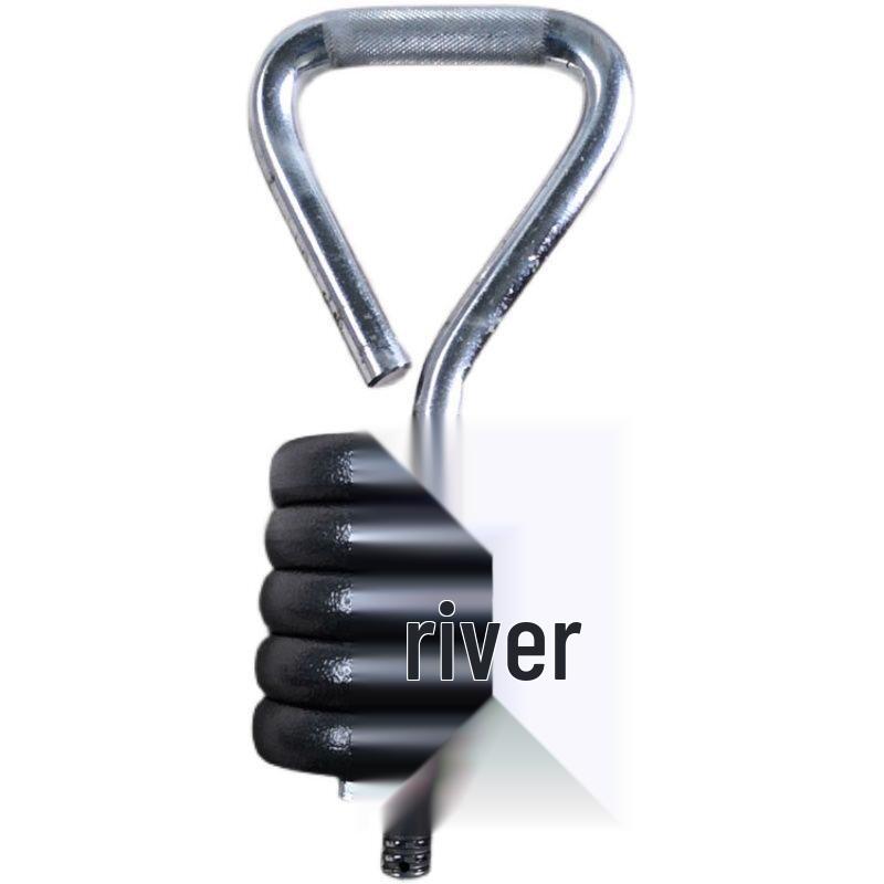 Adjustable Electroplated Kettlebell Handle - Men's Glute Training Dumbbell with 2.5 Small Hole Grip.