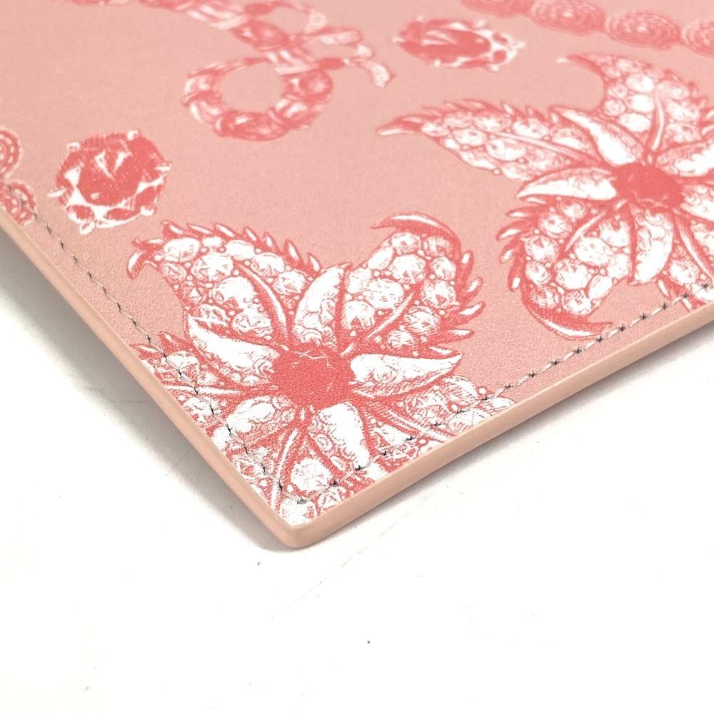 TIFFANY&Co. Logo Bag Pouch Clutch Bag Leather pink/TIFFANY & Co. Blue