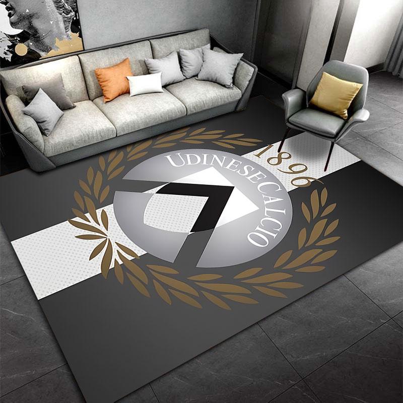 Udinese Calcio Logo Carpet suitable as a non-slip mat for the living room or bedroom sofa