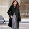 Women's Mid-length Wool Blend Professional Winter Coat