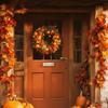 1.7m Red Autumn Maple Leaves Creative Fake Autumn Vines Artificial Maple Garland  Halloween Decor