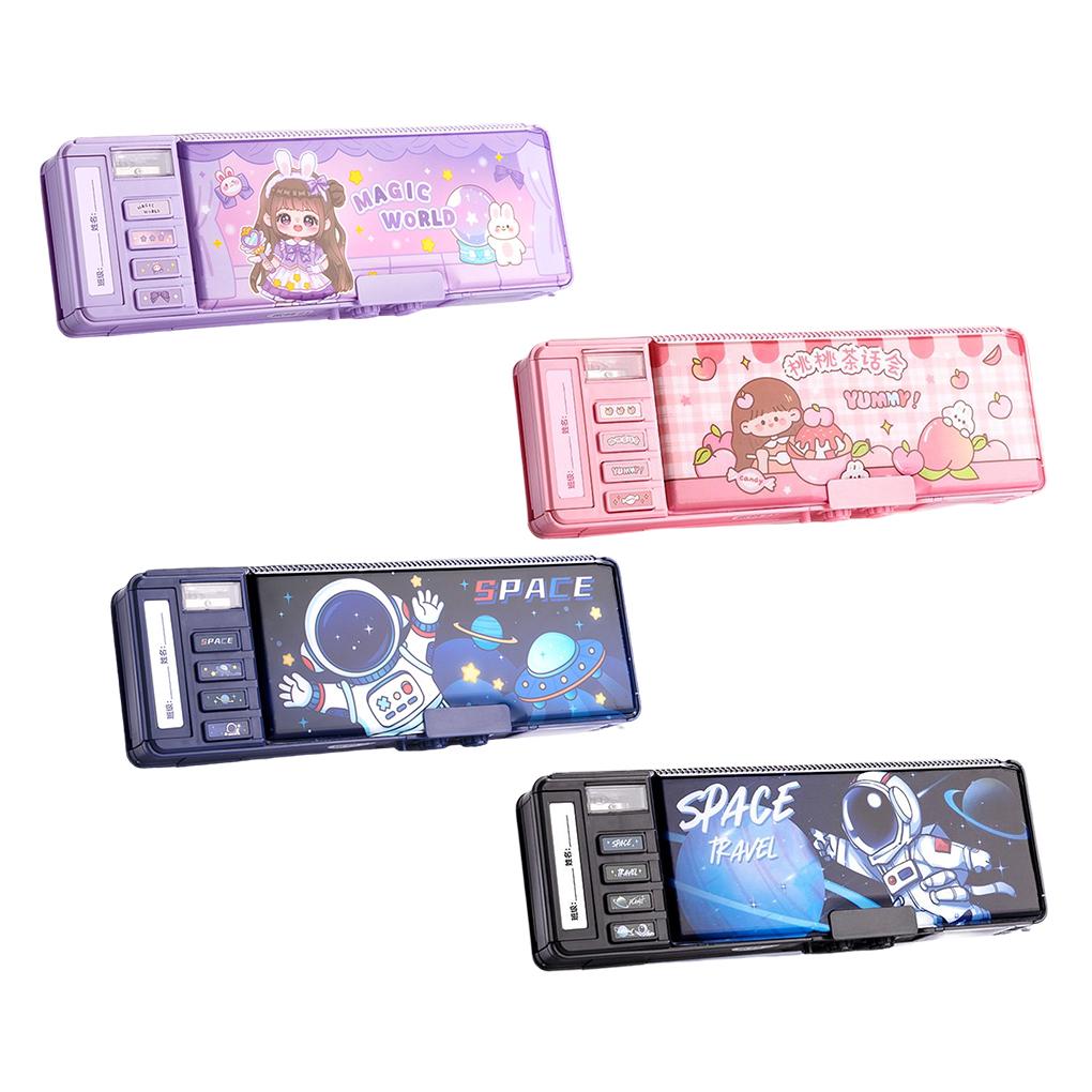 Large Capacity Pencil Case Double Password Convenient Storage For Office Pencil Case For Office