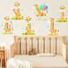 DIY Cartoon Wall Stickers Animal English Letters Astronaut Space Decals for Kids Room Nursery Living Room Decor Self Adhesive Vinyl Art