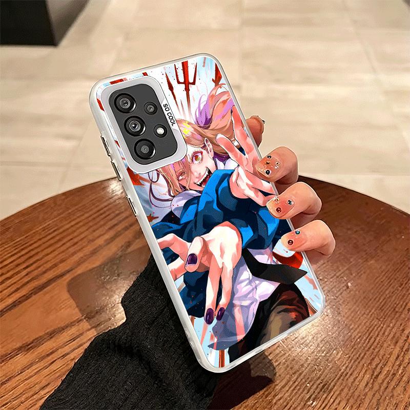 Anime Character Power CSM Soft Phone Case for Samsung A17 A16 A15 A14 A13 A57 A56 A55 A54 A53 A37 A36 A35 A34 A33 A26 A25 A24 A2