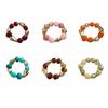 Böhmischer Perlen Acryl Armreif Europa Amerikanischer Stil Retro Handring Unregelmäßiges Armband Geschenk