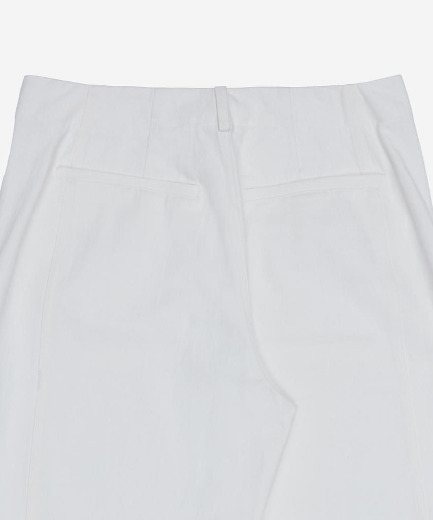 Pildeoseu Semi-Wide Curved Fatigue Pants White