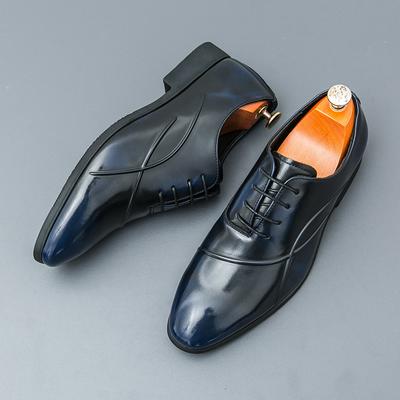 Designer Herren Schnürschuhe Lackleder Patchwork Freizeitschuhe Gentleman Formell Hochzeitskleid Heimkehrschuhe Zapatos Hombre