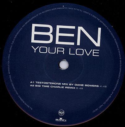 

12inch Record BEN OFOEDU - Your Love 74321795761 BMG 2000 UK Dance & Electronica Used