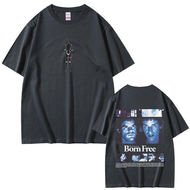 2025 Summer Classic TV Series Dexter Graphic Men Women 100% Pure Cotton Printed T-shirt Male Rock Gothic Oversized Tshirt Y2k
