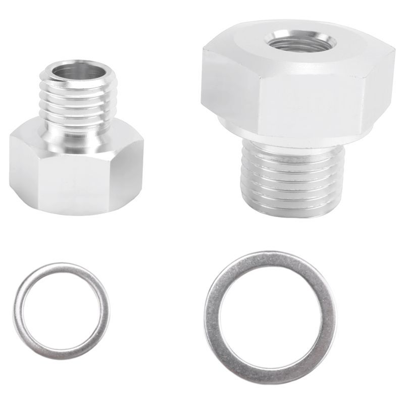 Practical Oil Pressure Adapter Fitting LS Swap Gauge Sensor Adapter M16X1.5 M12X1.5 1/8 Connector NPT Connectors-A08Q