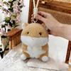 Portachiavi Peluche Criceto Con Imbottitura in Cotone PP Per Bambini e Adulti Regalo