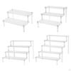 Acrylic Display Rack, Tiered Holder Riser Tier Holder, for Desktop