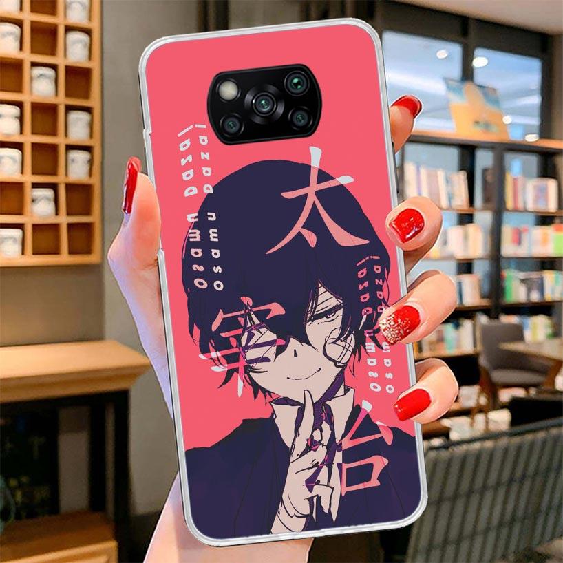Bungo Stray Dogs Dazai Cover Phone Case For Xiaomi Poco F7 Ultra X7 X6 X5 Pro M7 Redmi 15C 15 13C 13 12C 12 10C 10 9A 9C 9T 9 Sh