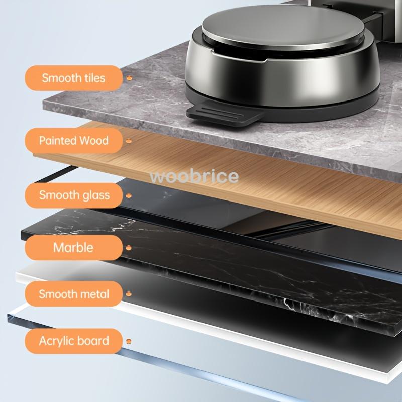 Suport suport duș pentru baie murală dușă ventuză reglabil portabil montat pe perete suporturi mari pentru cap de duș relocabil