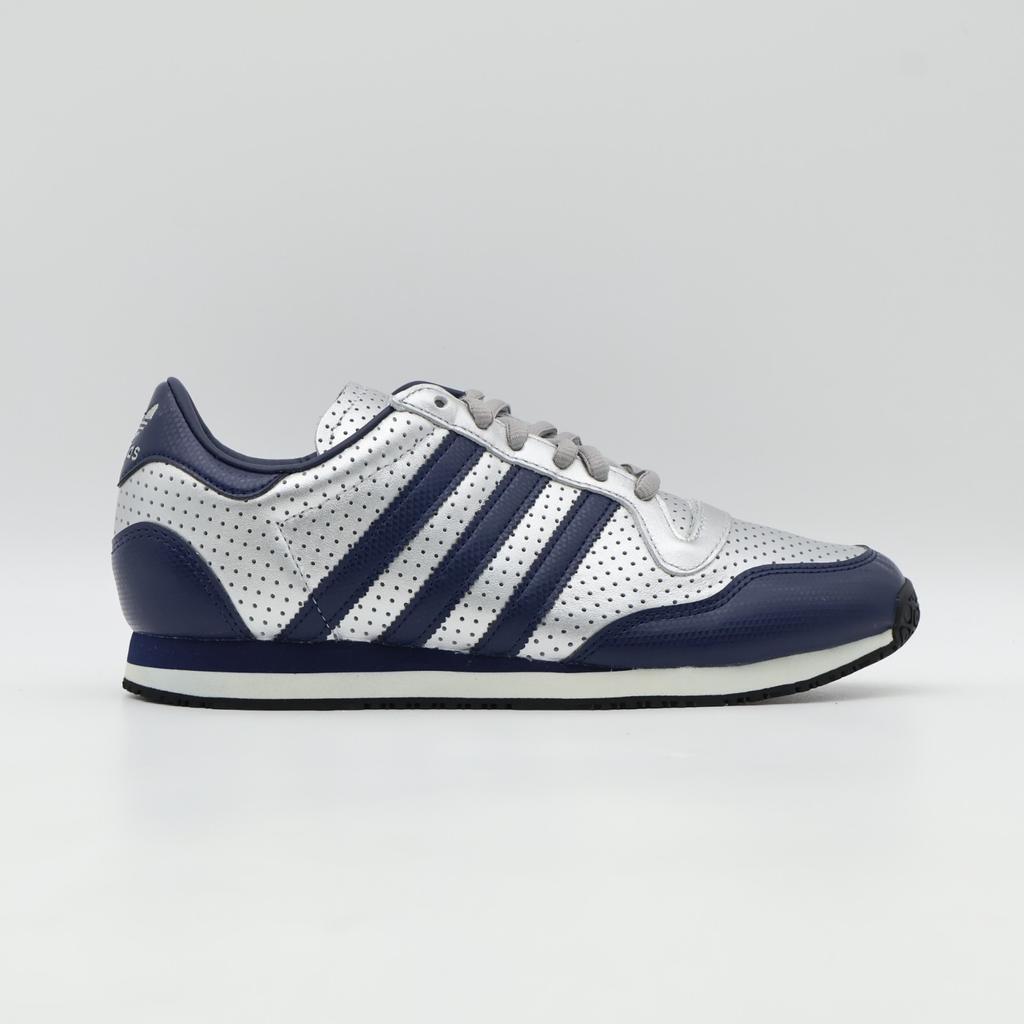 JR1614 Adidas Originals Galaxy OG Silver Metallic Night Indigo Off White (Men's)