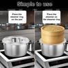 Stainless Steel Steaming Ring for Steamers Round Steamer Holder  Kitchen Accessories