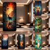 Deer Forest Retro  Phone For Samsung Galaxy A53,31,52,72,41,22,73,32,71,Note,J7,8,9,5G Soft Black Silicone Case