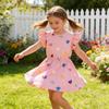 Girl Summer Princess Dress With Cotton Fabric For Kids