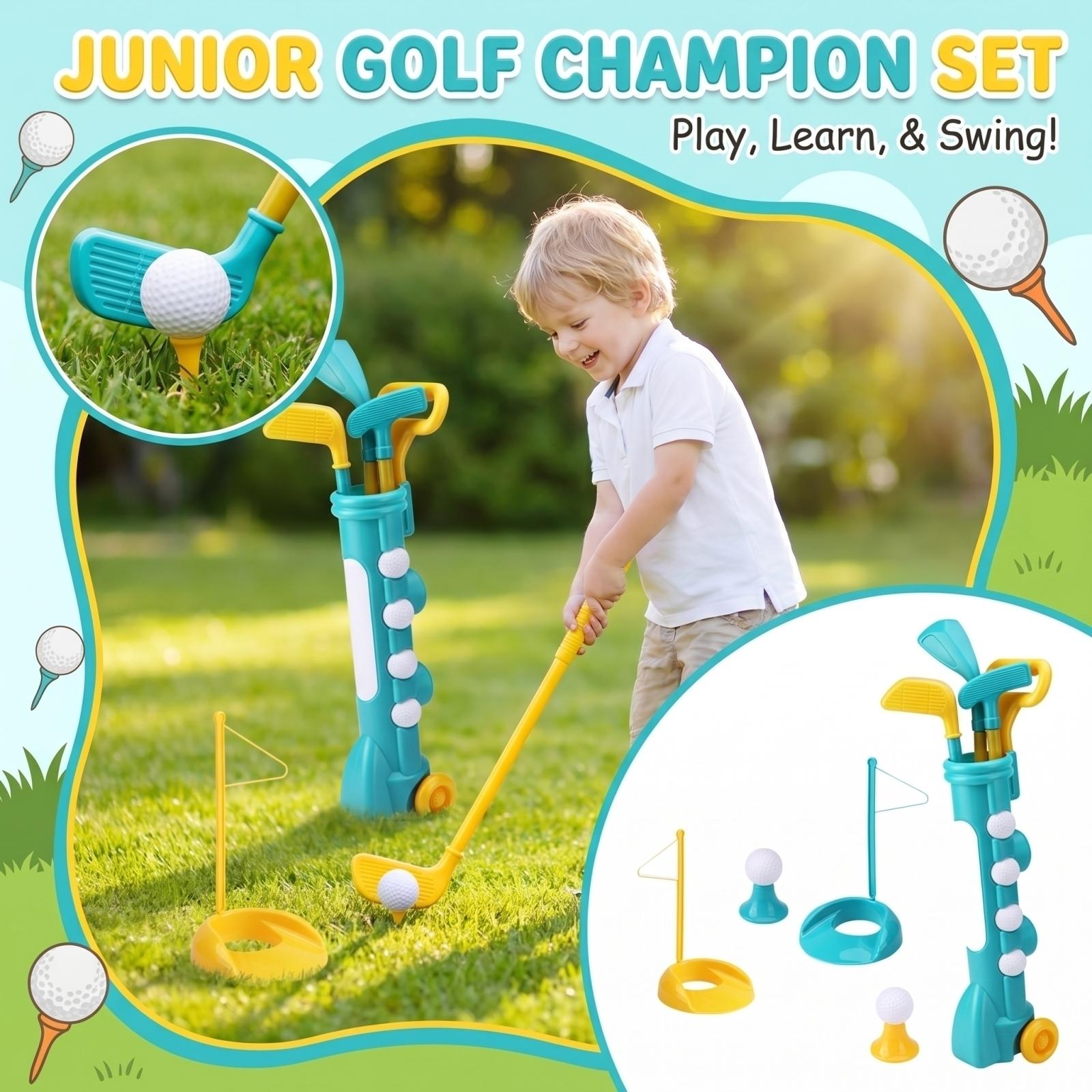 Parentchild Interactive Outdoor Children s Golf Club Set Toy One Size