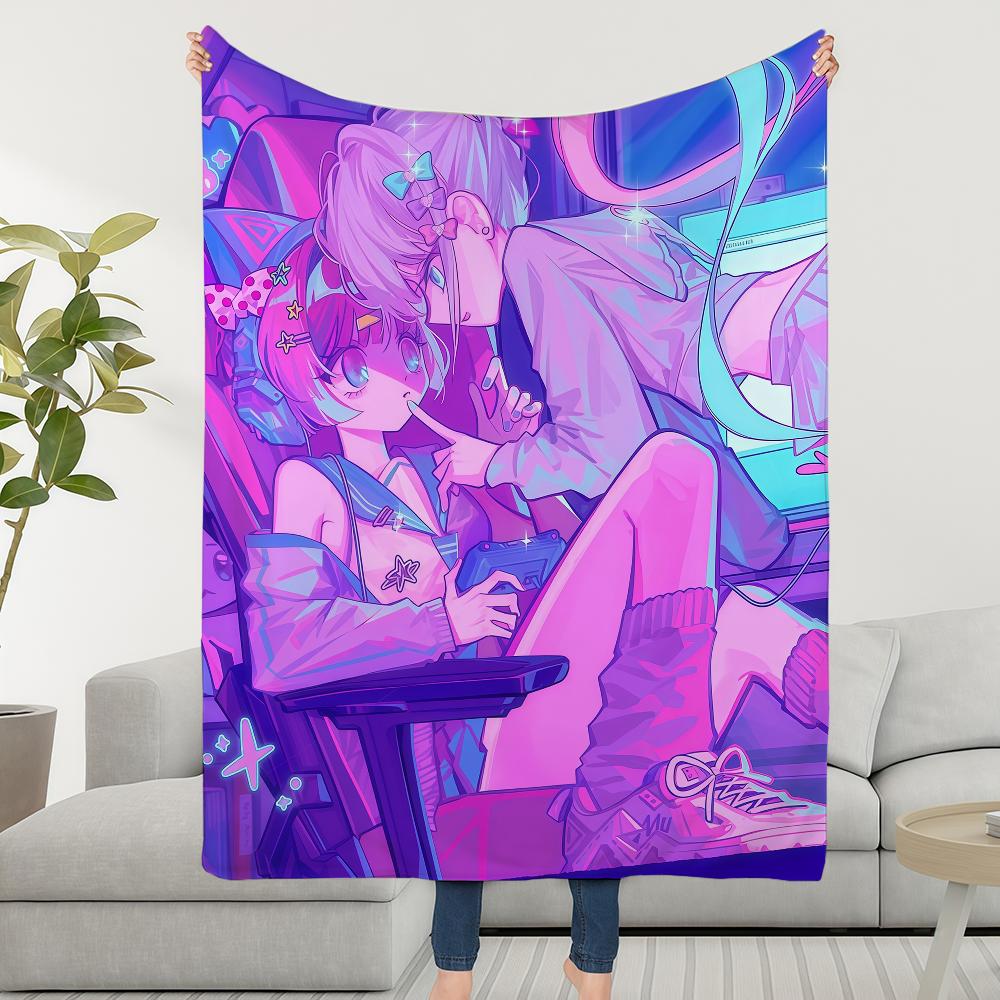 Game Girls Needy Streamer Overload Blanket Soft Warm Furry Throw Super Kids Toys Bed Sofa Car Cradle