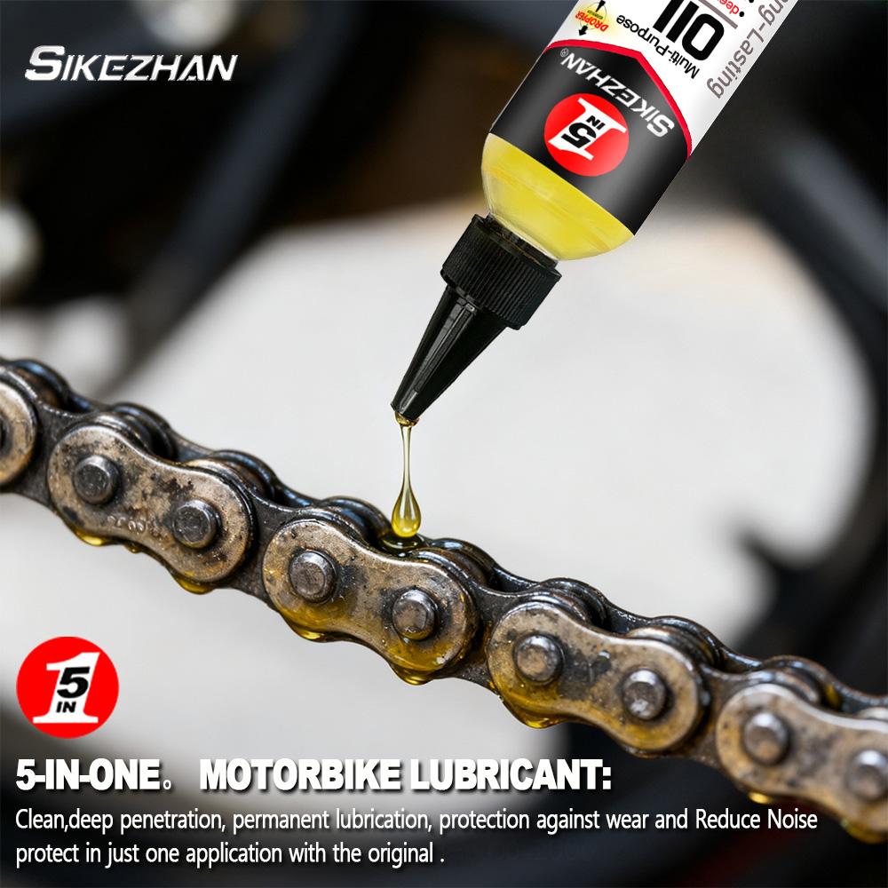 High-Performance 5-in-1 Motorbike Chain Maintenance Lubricant  Deep Penetration Reduces Friction Anti-rust Waterproof 100ml
