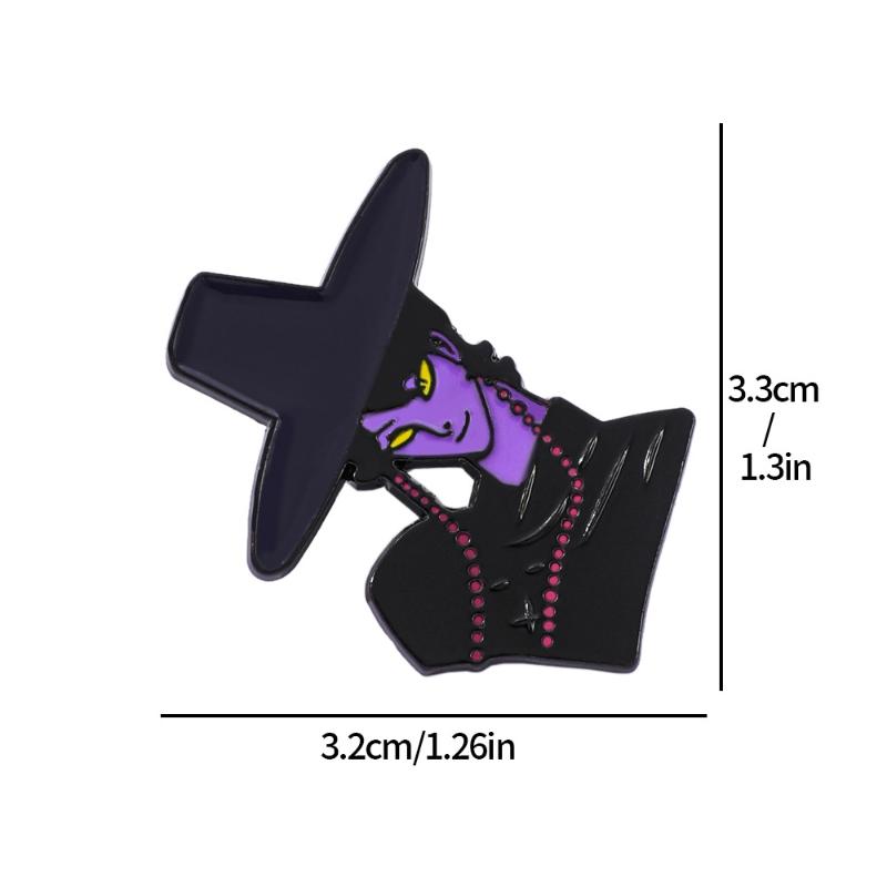 K-Pop Demon Hunter Charm Alloy Brooch Pins Fantasy Hunter Team Brooches Creative Anime Merchandise Jewelry Accessories Gifts