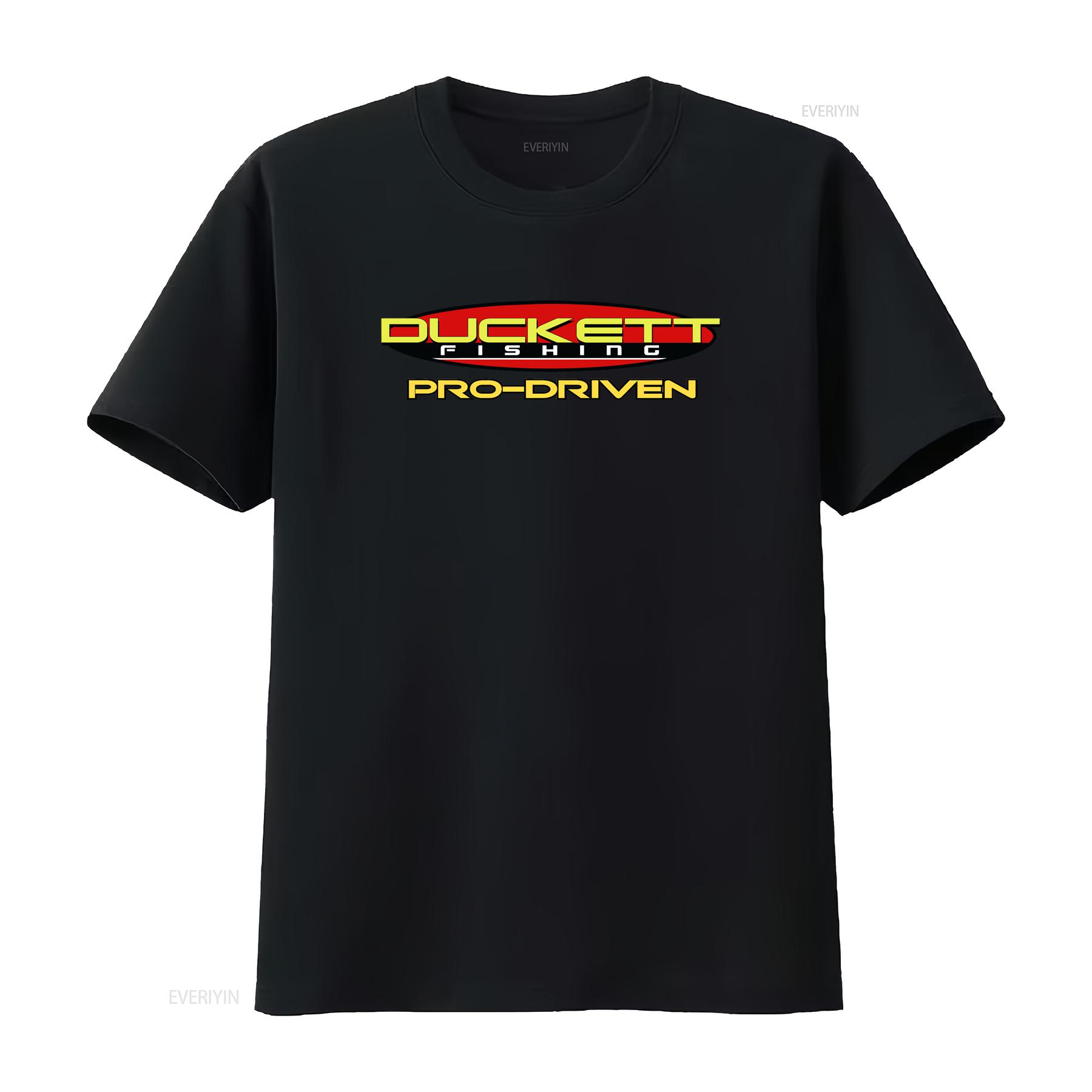 

Duckett Fishing rods reels t shirt vintage Washed Comfortable Top For Everyday Wear Breathable Casual Stylish designer clothes 4XL