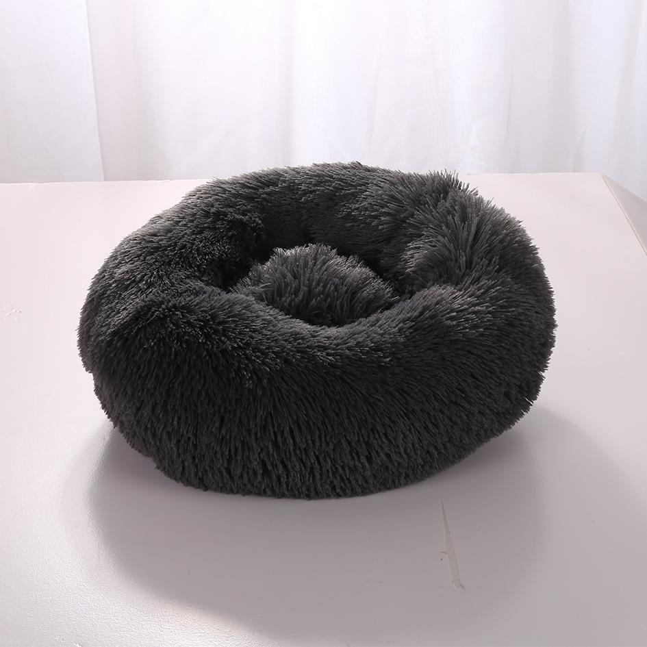Super Soft Dog Bed Plush Cat Mat Dog Beds Round Cushion Pet Product Accessories Washable Dog and Cat Cushion Bed Winter Warm Sofa Hot Sell