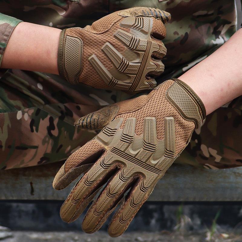 Touch Sceen Gloves Men Paintball Shooting Airsoft Combat Bicycle Rubber Protective Anti-Skid Full Finger Gloves Women