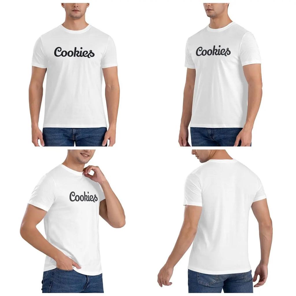 100 Cotton Cookies Tshirt Unisexs Fashion Oversized T Shirt Unisex Round Neck Summer Shirts Tops S6xl