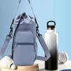 Bolsa de Ombro para Garrafa Térmica Alça Ajustável Bolsa com Cordão para Garrafa para Caminhada Academia Viagem Múltiplos Bolsos Bolsa para Garrafa para Celular Chaves