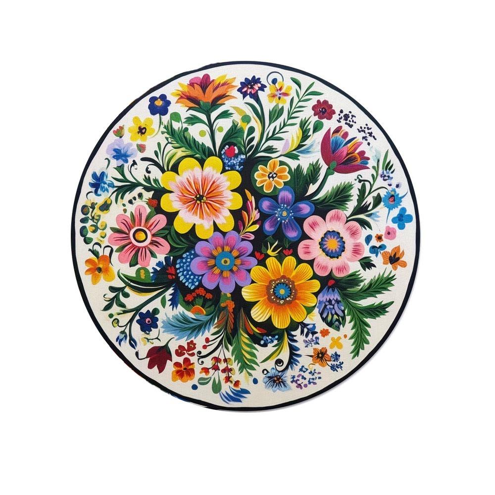Heat Resistant Petal Round Mat Round Shape Heat Resistant Placemats  Tea Party