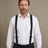 Heavy Duty Y-Type Suspenders 3.8cm Wide Adjustable Suspenders Simple Elastic Pants Braces  Men Gift