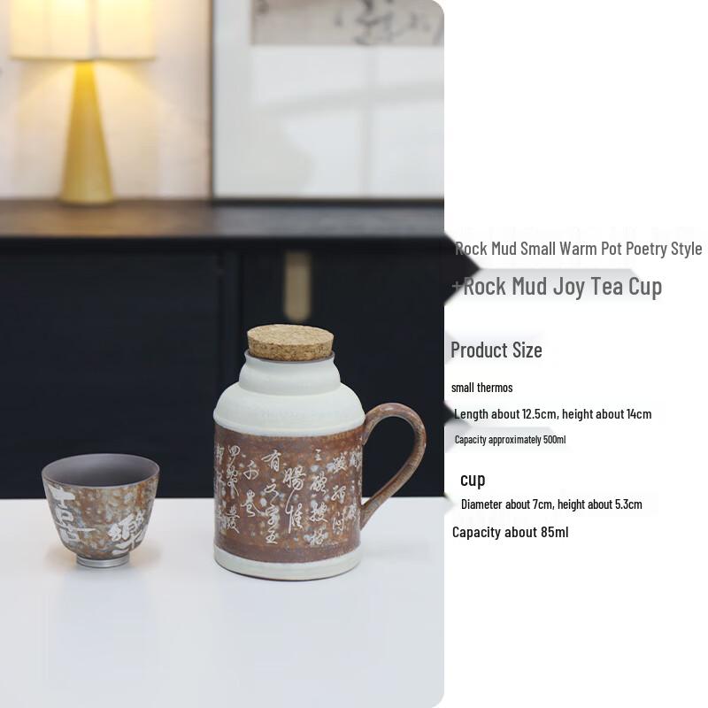 Thousand Buddha Style Ceramic Tea Set