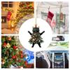 Christmas Tree Pendants Cute Cat Hanging Ornaments Christmas Tree Cat Decorations Acrylic flat 2D Pendants Party Supplies