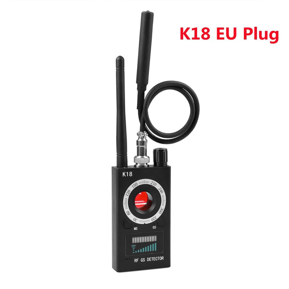 

K18 Бездротовий детектор Камера 1 МГц-6,5 ГГц GSM Аудіо Пошук помилок GPS-сигнал Лінза Радіочастотний трекер Виявлення Багатофункціональна антикамера China Mainland біла фарба dip кольору