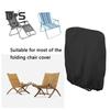 Folding Chair Cover Loungers Case Dustproof Sleeve Windproof Waterproof Anti-UV Anti-Tear Outdoor Furniture Protector UV Protection for Outdoor Sofa