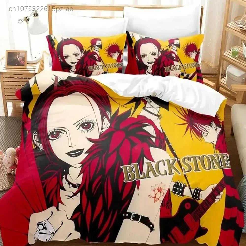 Anime NANA Bedding Set For Bedroom Soft Modern Bedspreads Comefortable Kids Duvet Cover Quilt Cover And Pillowcase
