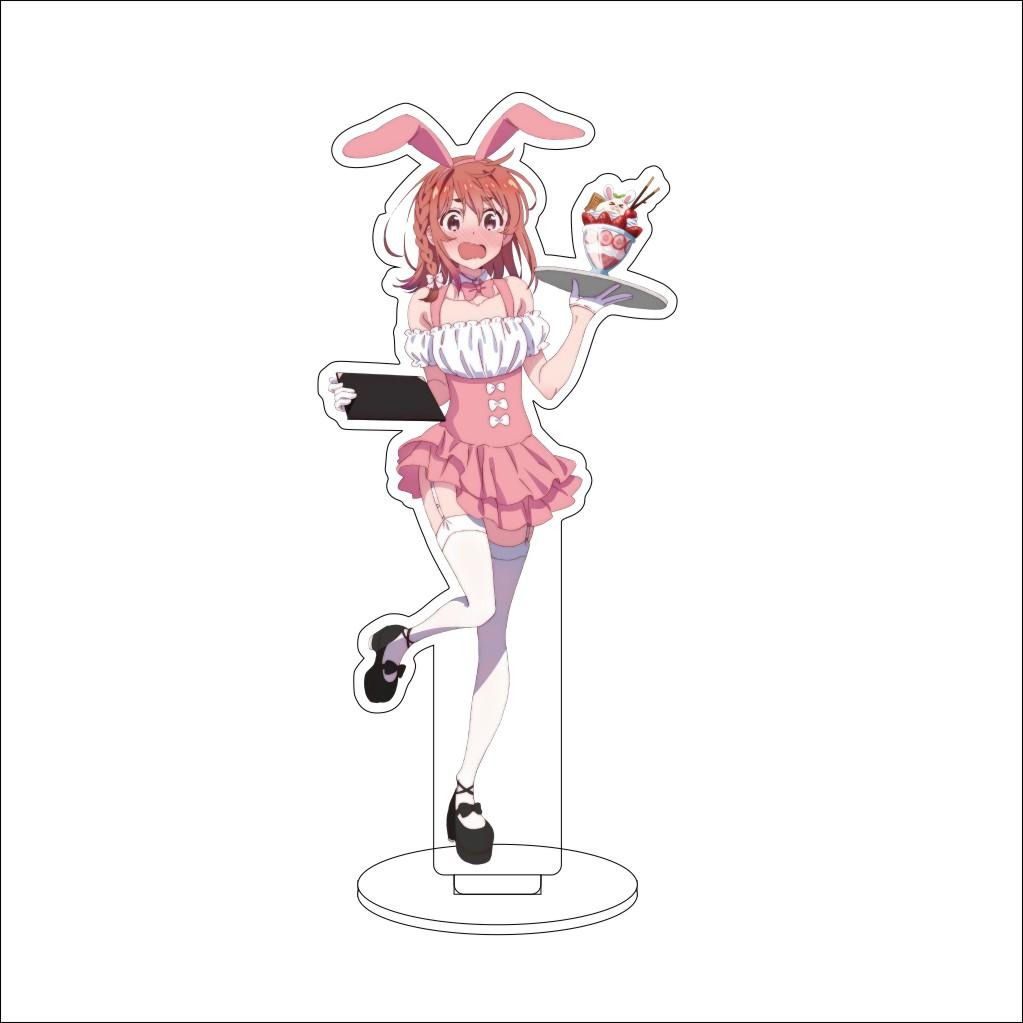 16CM Anime Rent-A-Girlfriend Cosplay Acrylic Stand Ornaments Sakurasawa Sumi Asami Nanami Figure Stand Halloween Gifts